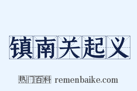 镇南关起义是什么意思的图片